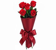 Букет 5 Красных роз Эдлесс Лав в Воронцовке