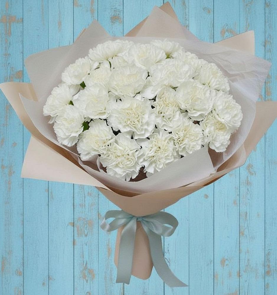 Букет цветов из: Гвоздики в Воронцовке