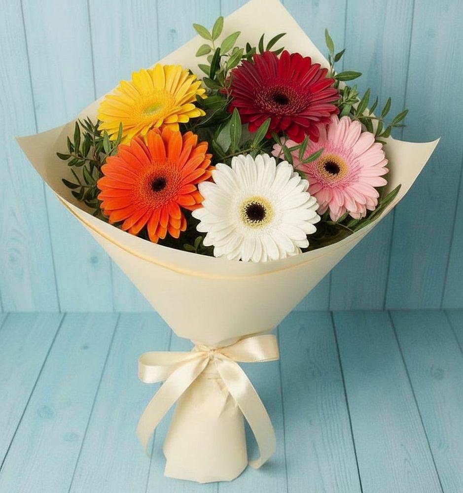 Букет цветов из: Герберы в Воронцовке