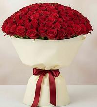 Букет 101 Красная роза Милано в Воронцовке