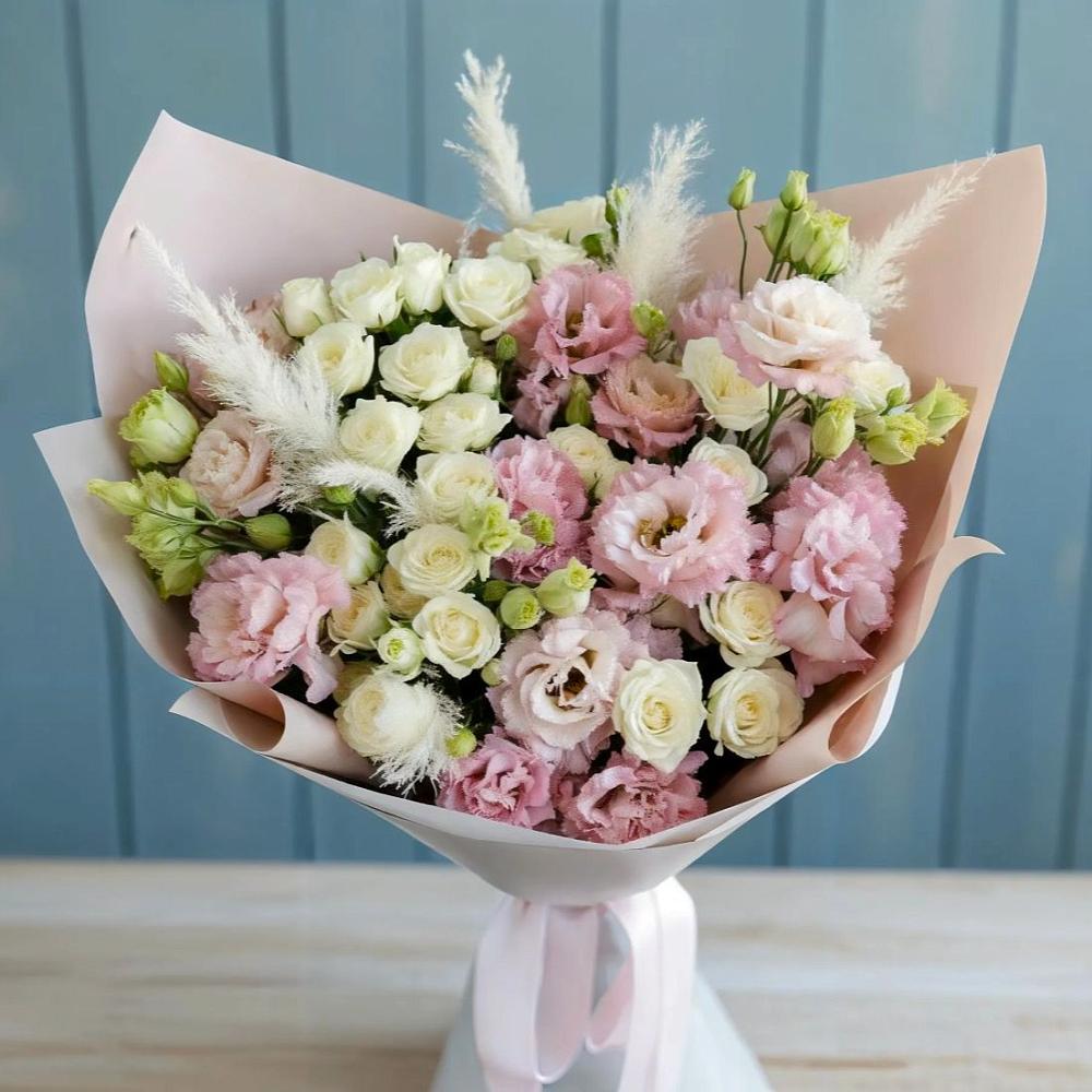 Букет цветов из: Альстромерии и Розы в Воронцовке