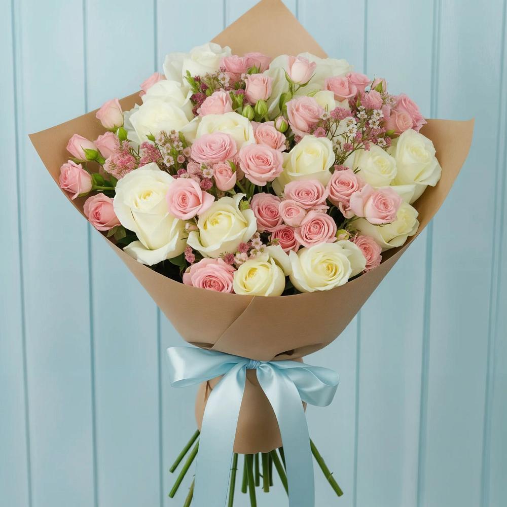 Букет цветов из: Розы в Воронцовке