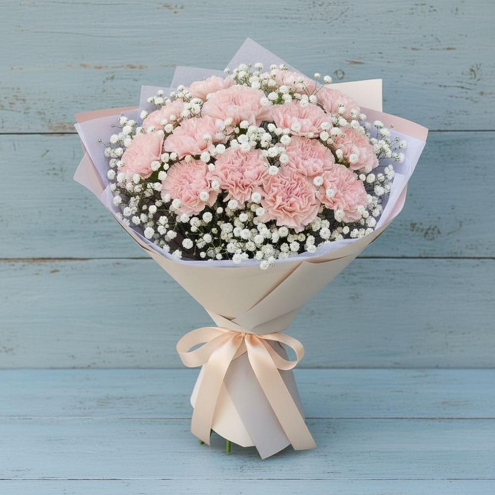 Букет цветов из: Гвоздики в Воронцовке