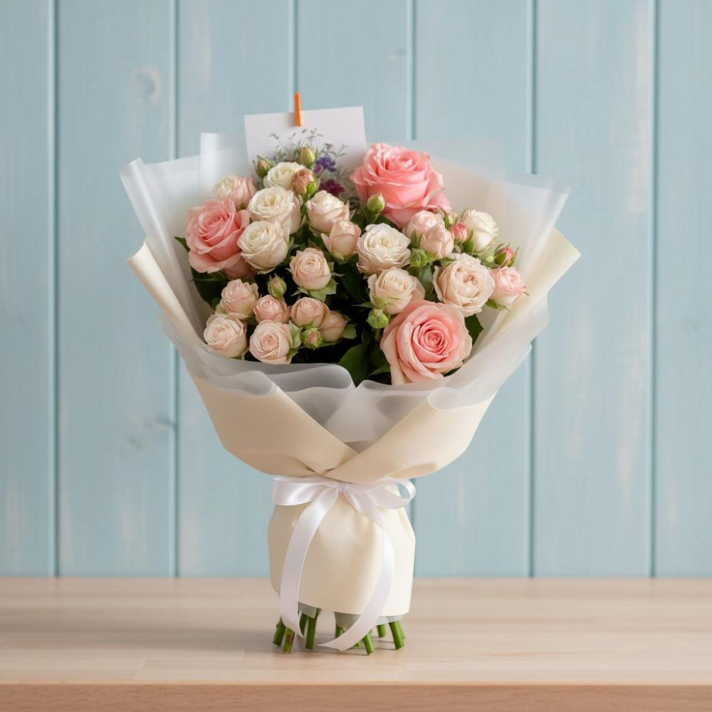 Букет цветов из: Розы в Воронцовке