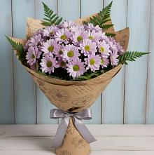 Букет цветов из:  Хризантемы #REPLACE_PRED# Воронцовке