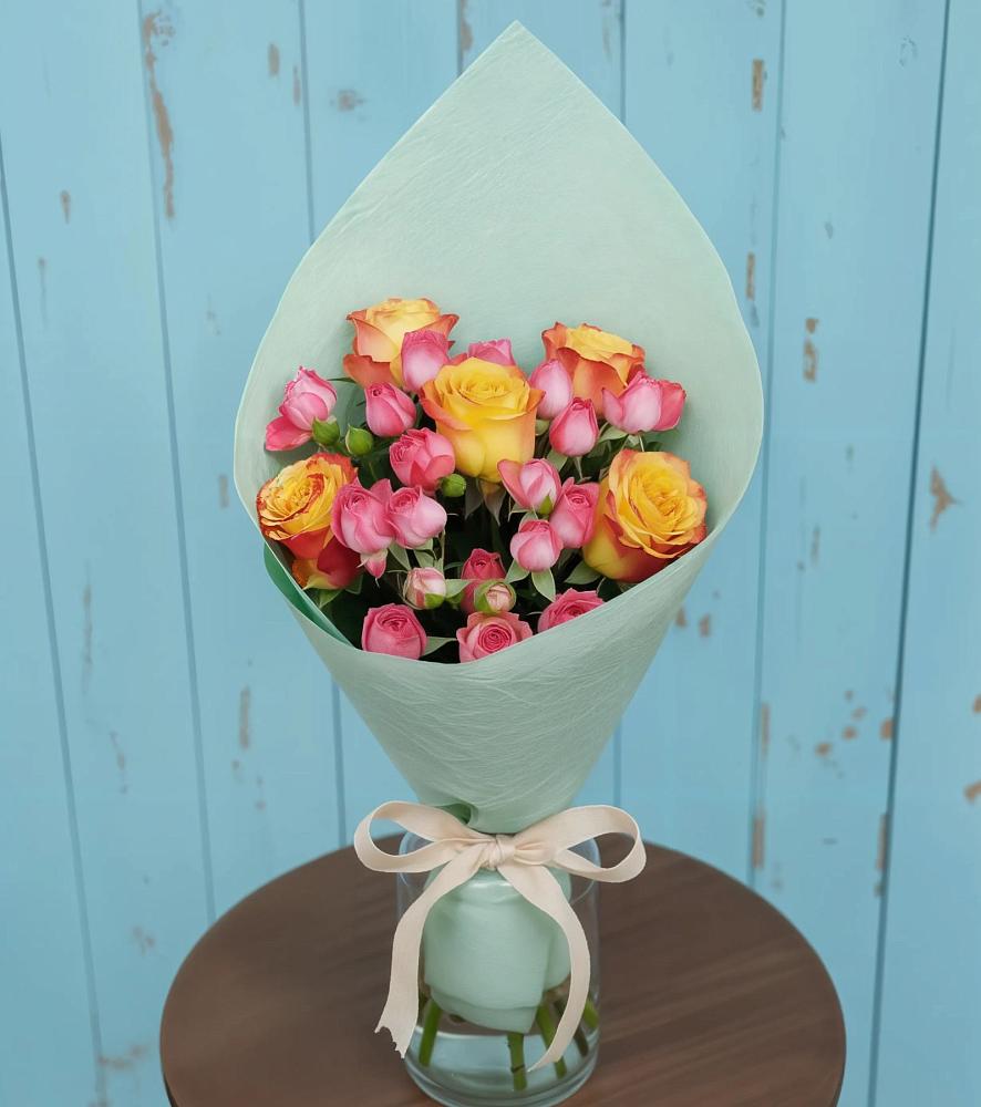 Букет цветов из: Розы в Воронцовке