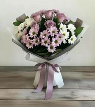 Букет цветов из:  Хризантемы и Розы в Воронцовке