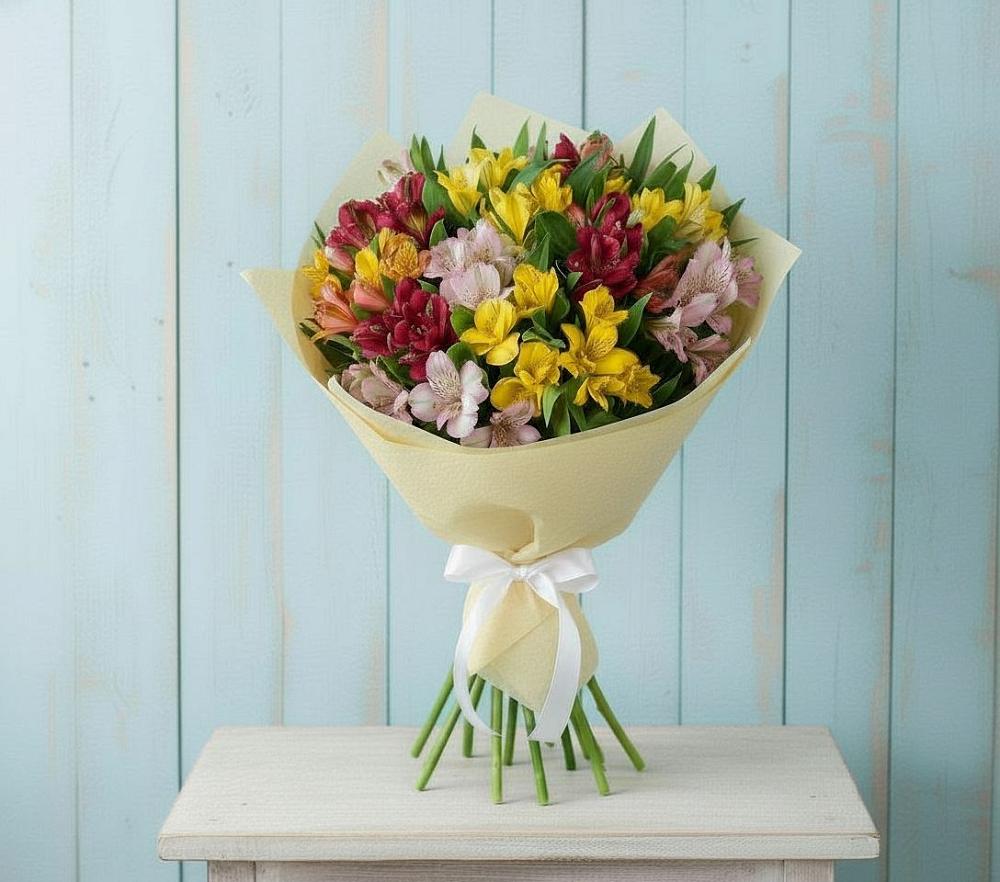 Букет цветов из: Альстромерии в Воронцовке
