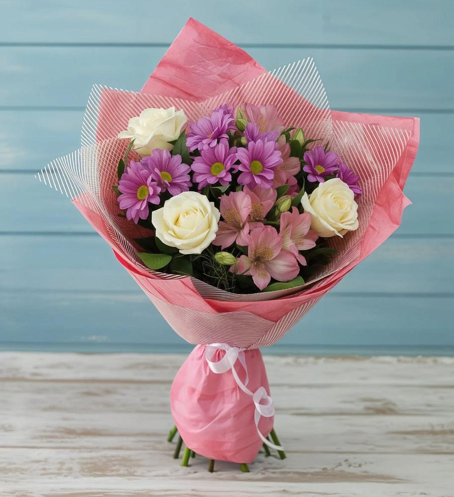 Букет цветов из: Герберы в Воронцовке