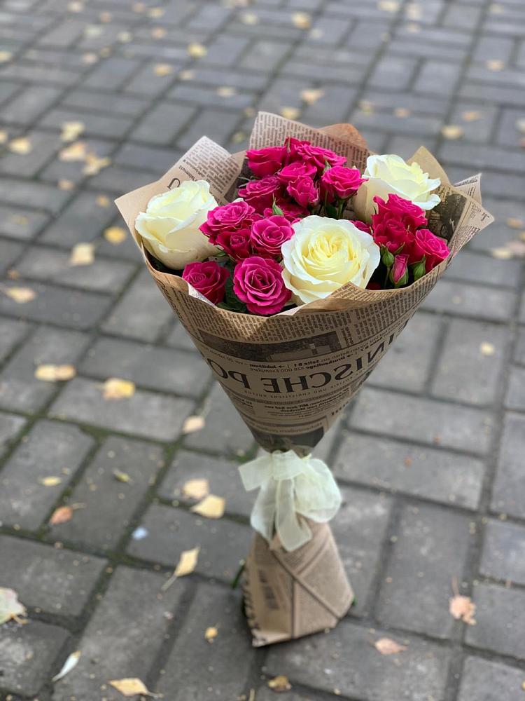 Букет цветов из: Розы в Воронцовке