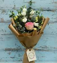 Букет цветов из:  Розы и Лизиантусы #REPLACE_PRED# Воронцовке