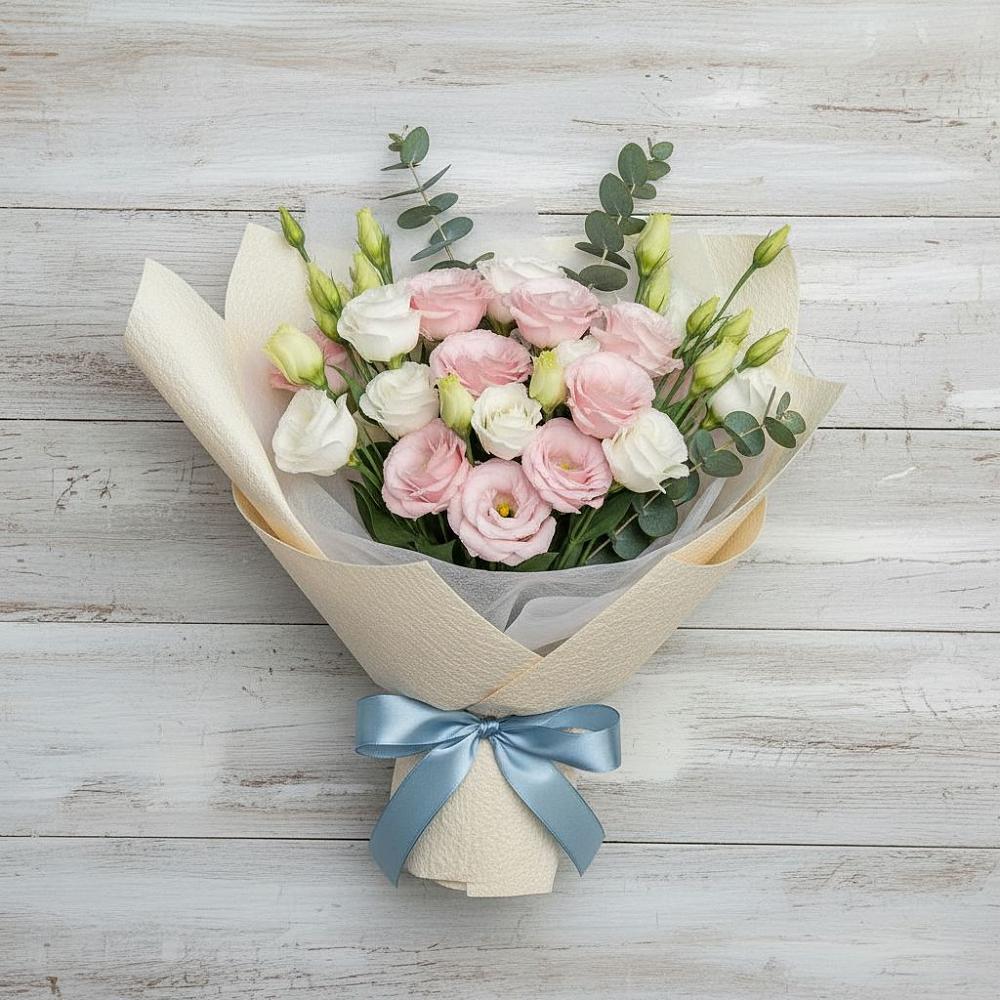 Букет цветов из: Лизиантусы в Воронцовке